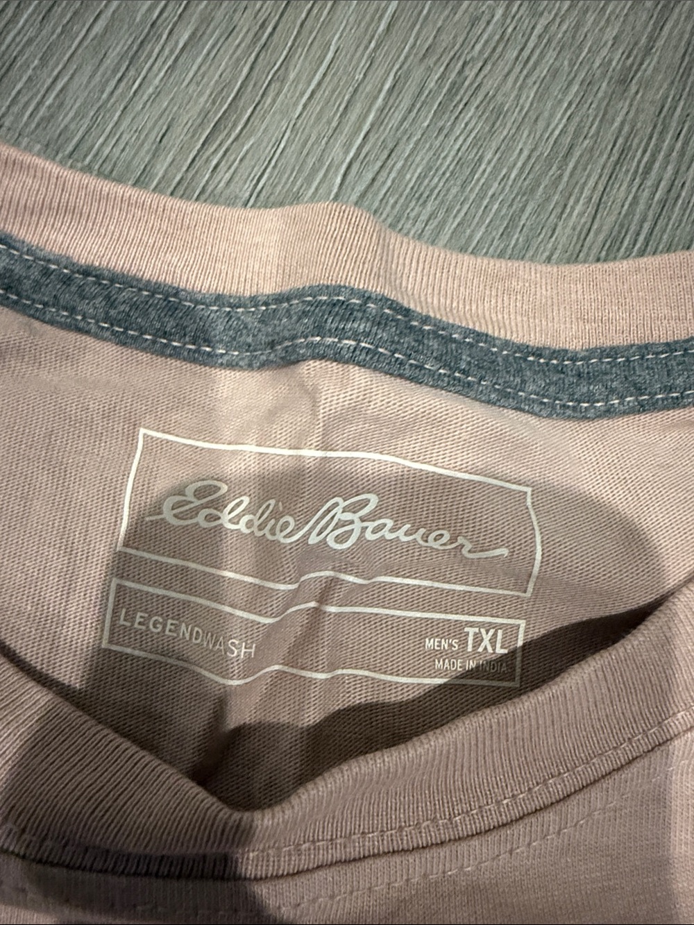 Eddie Bauer Pale Blush Crew Neck Tee - Picture 2 of 2